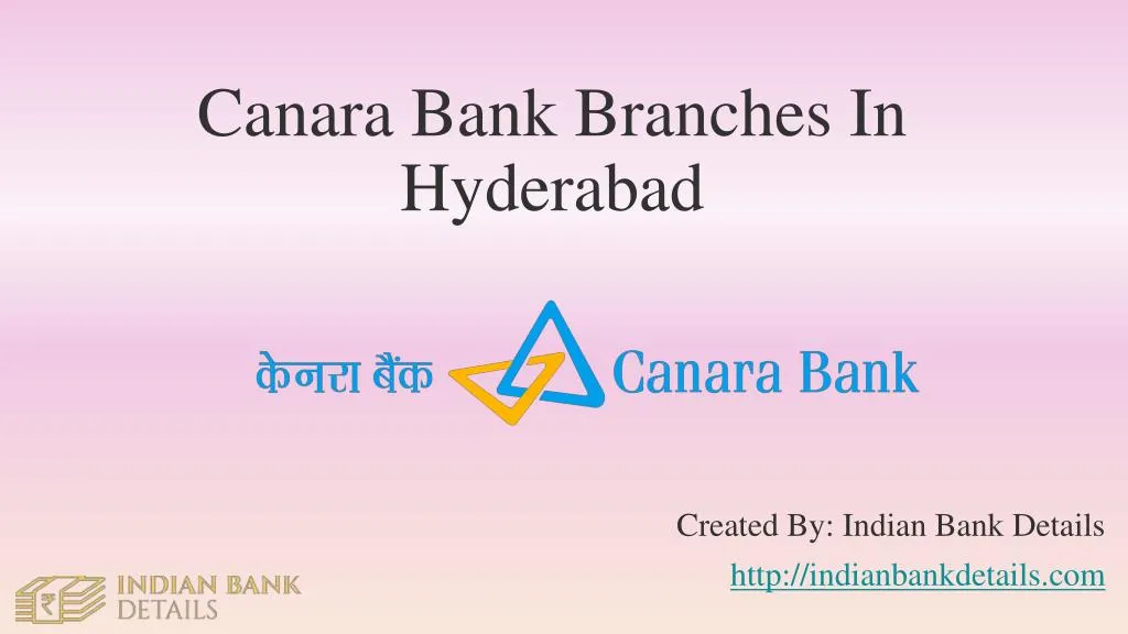canara bank branches in hyderabad