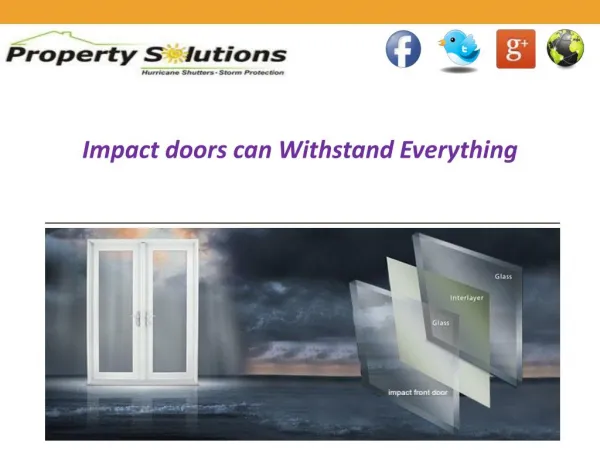 Impact Front doors can Withstand Everything