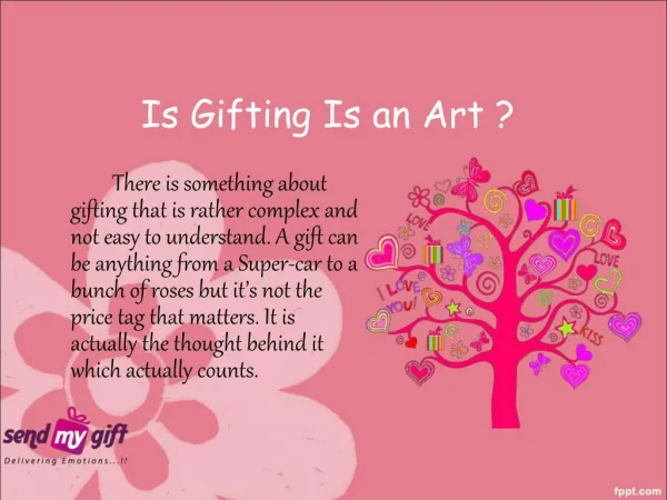 Is Gifting Is an Art