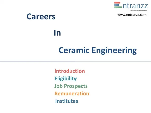 Careers In Ceramic Engineering