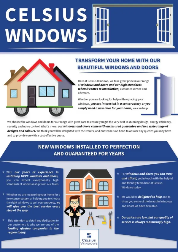 CelSiusWindows has the highly professional double glazing installers in Edinburgh!