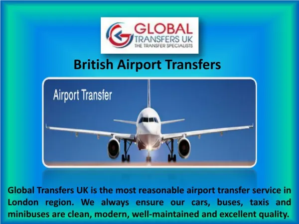 Cheap British Airport Transportation Services