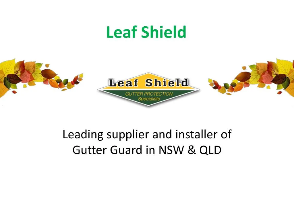 leading supplier and installer of gutter guard in nsw qld