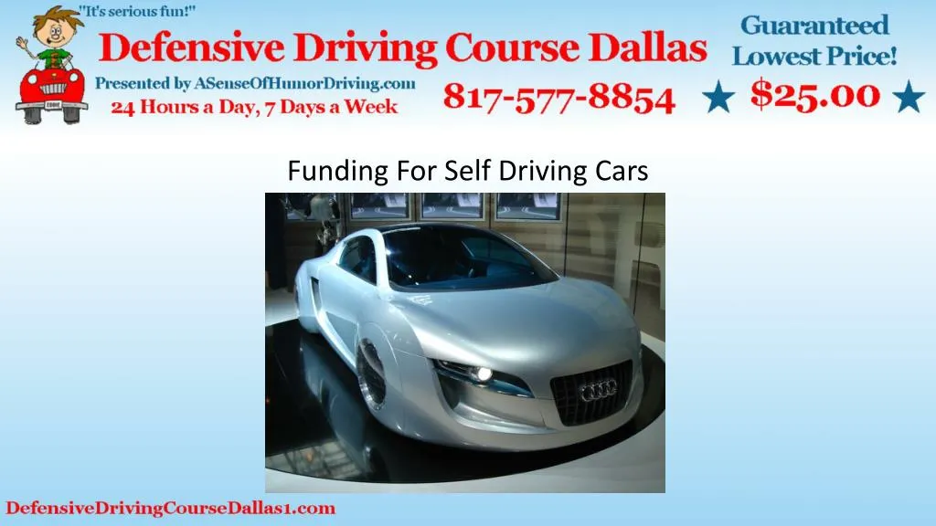 funding for self driving cars