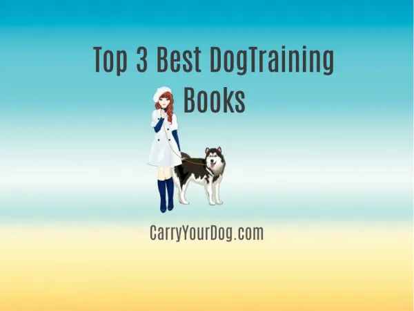 Top 3 Best DogTraining Books