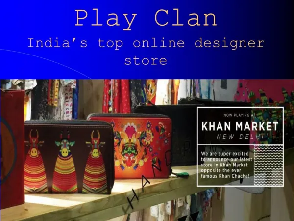 Play Clan – Best Online Designer Store India