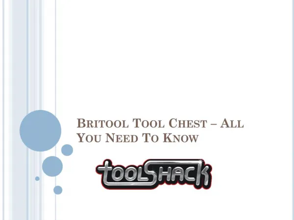 Britool Tool Chest – All You Need To Know