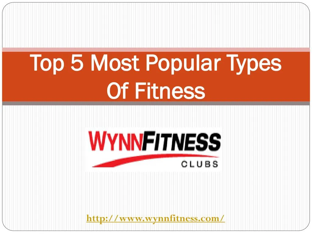 top 5 most popular types of fitness
