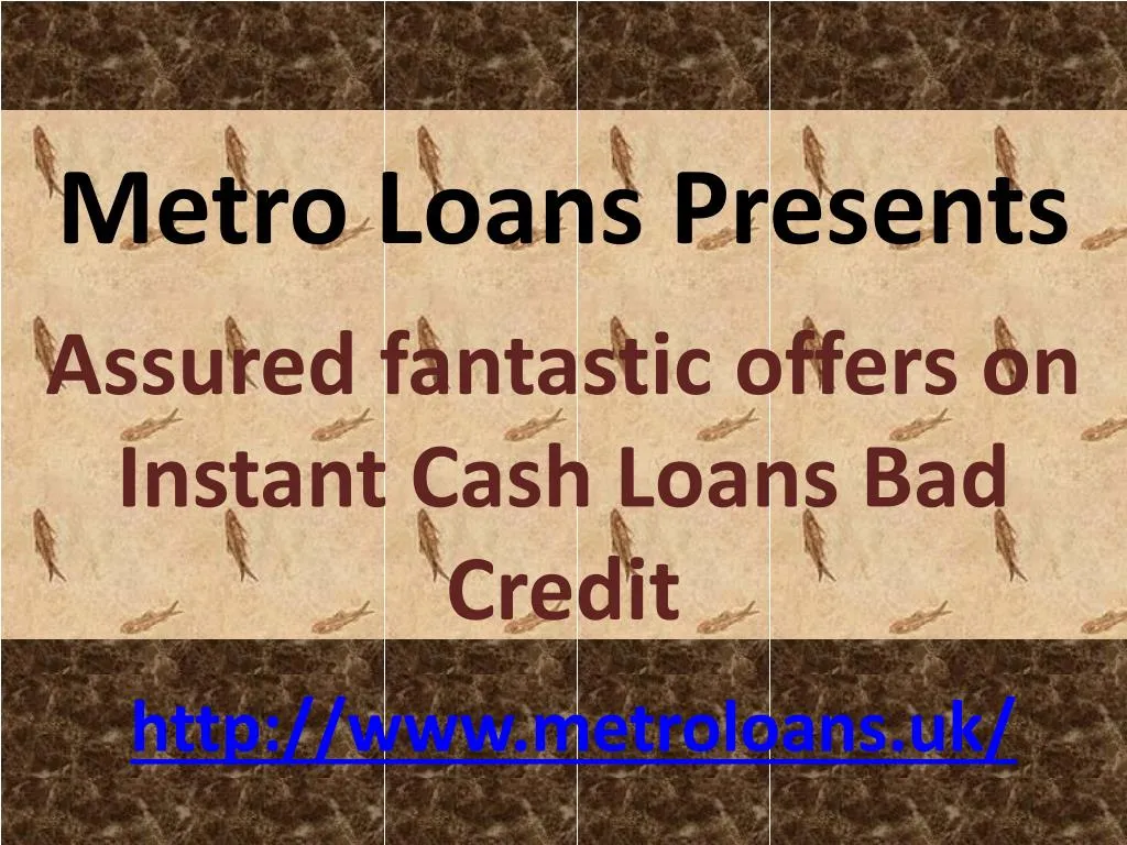 metro loans presents