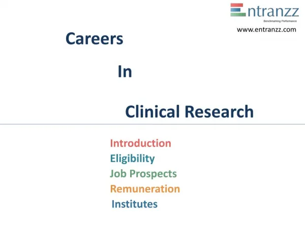 Careers In Clinical Research