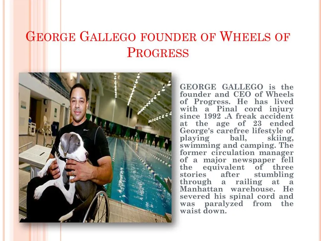 george gallego founder of wheels of progress