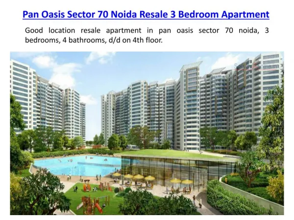 Resale Apartment in Noida(Greater Noida West)