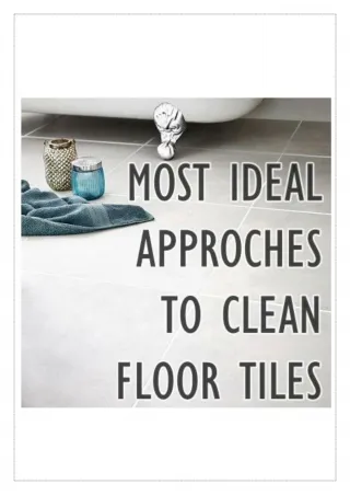 Porcelain floor tiles - slide 1
