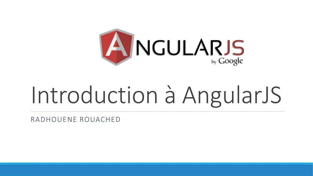 introduction angularjs