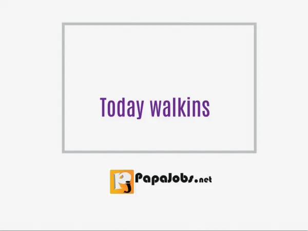 Today Walkins