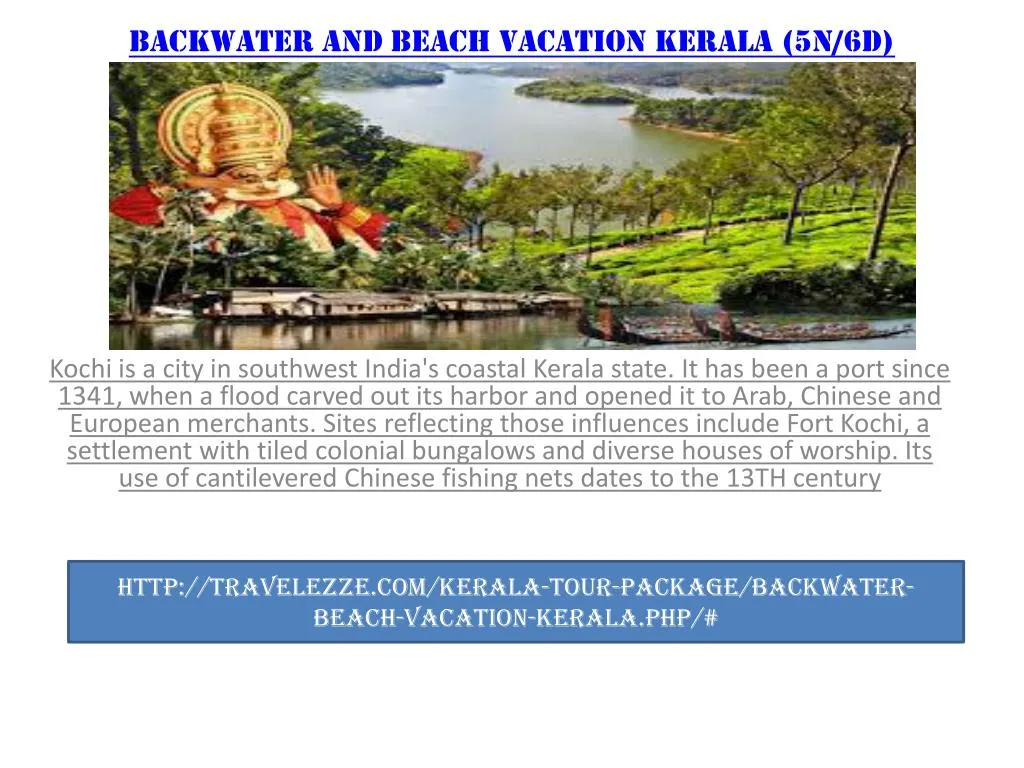 backwater and beach vacation kerala 5n 6d
