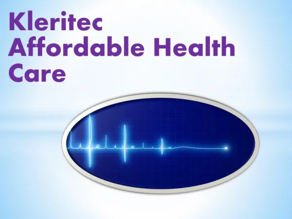 Kleritec Affordable Health Care 