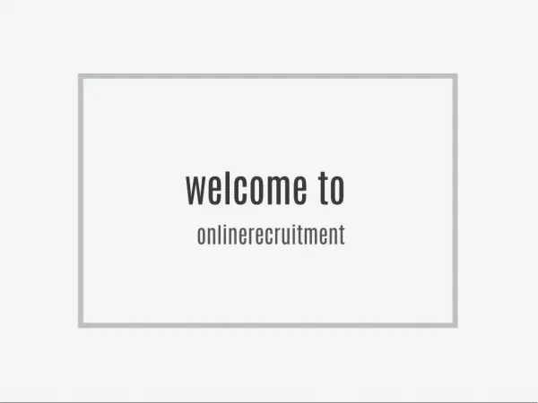onlinerecruitment, notification