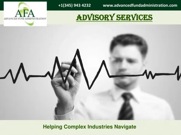 AFA is the most trusted name in Advisory services.