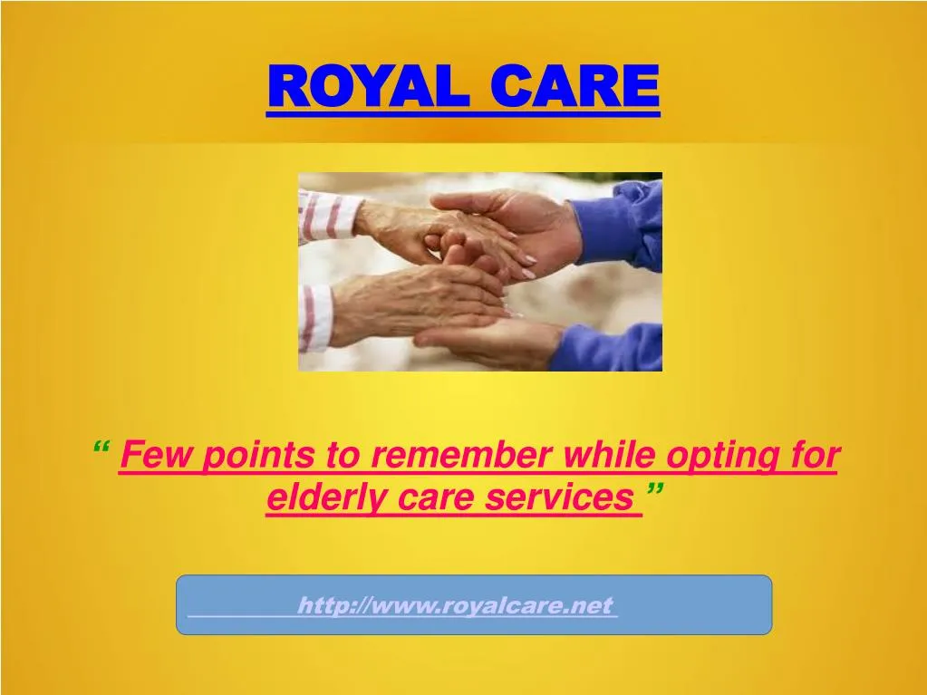 few points to remember while opting for elderly care services