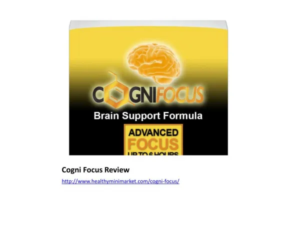 Superior Brain Booster - Cogni Focus