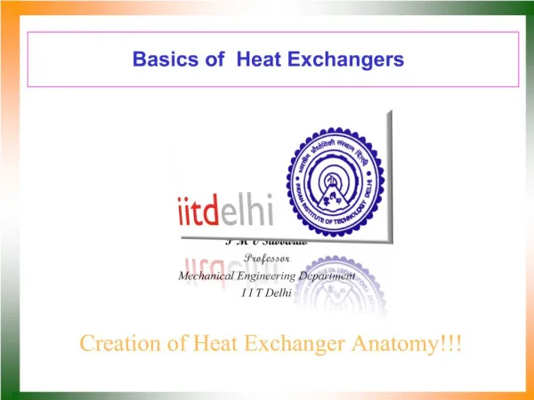 Basics of Heat Exchangers