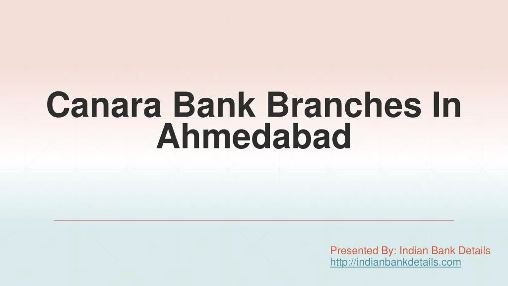 canara bank branches in ahmedabad