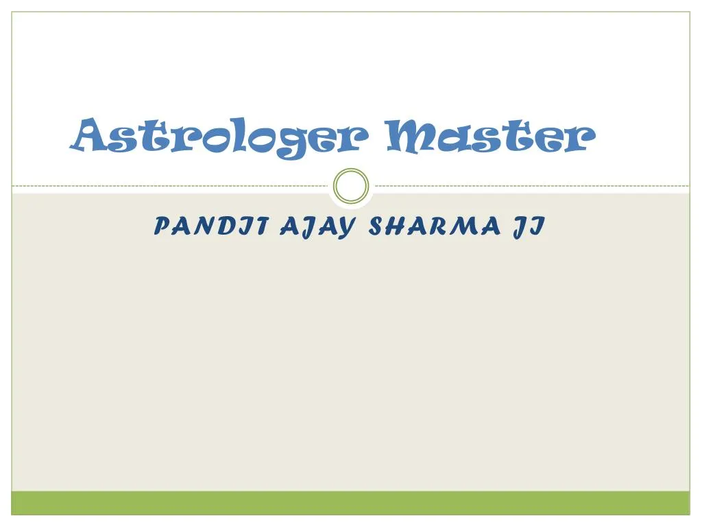 astrologer master