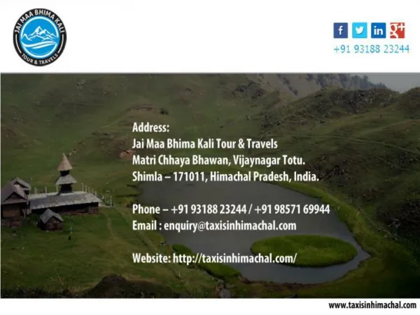 Best Tour deals in Himachal Pradesh