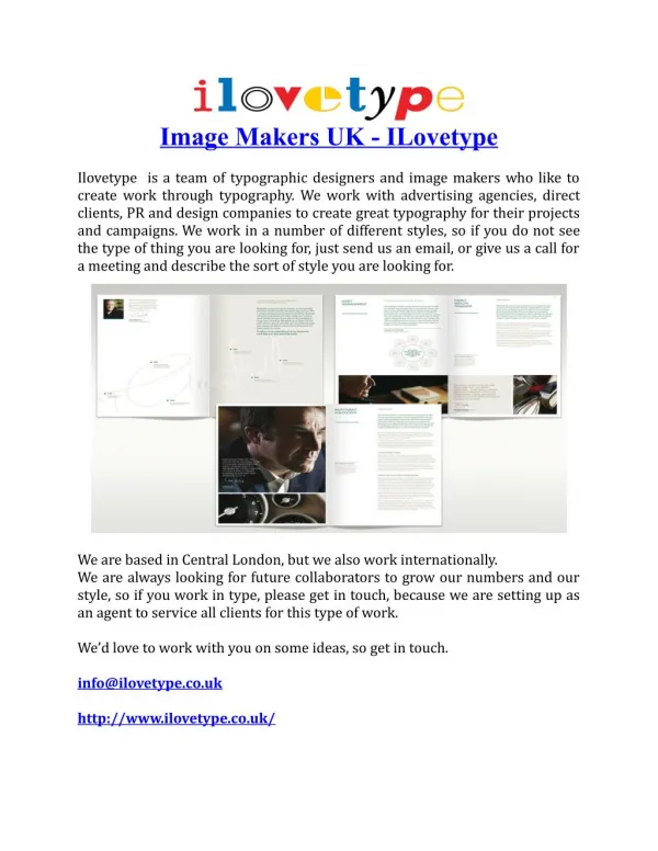 Image Makers UK ILovetype