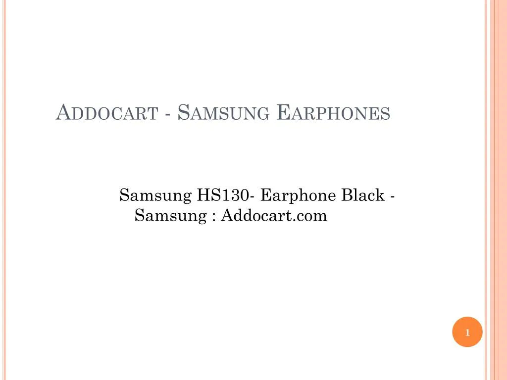 addocart samsung earphones