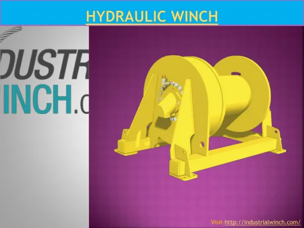 Hydraulic winch - Industrial Winch