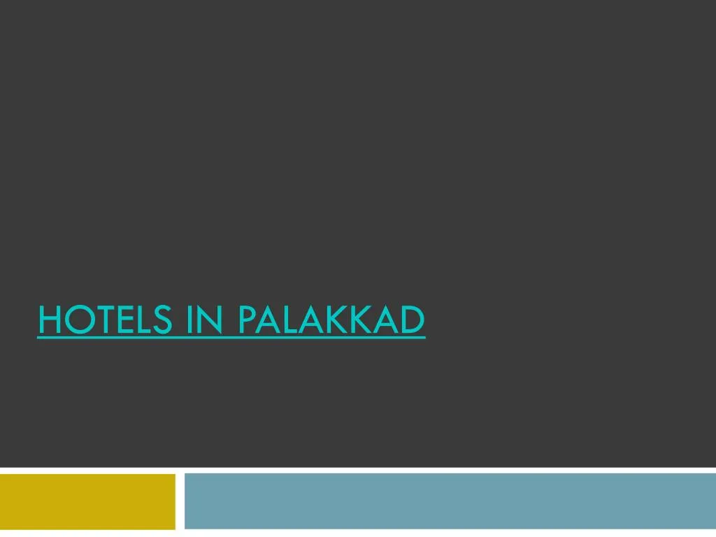 hotels in palakkad