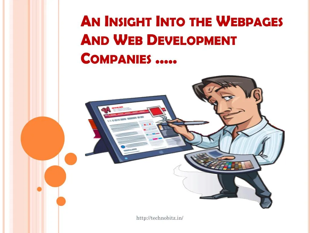 an insight into the webpages and web development companies