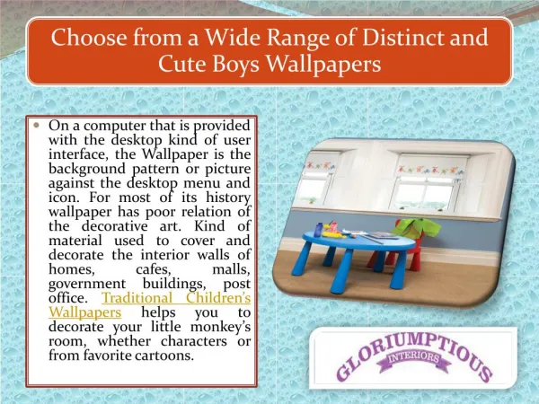 Choose from a Wide Range of Distinct and Cute Boys Wallpapers