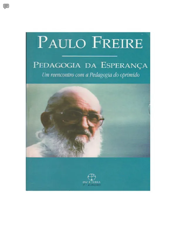 Pedagogia da esperança