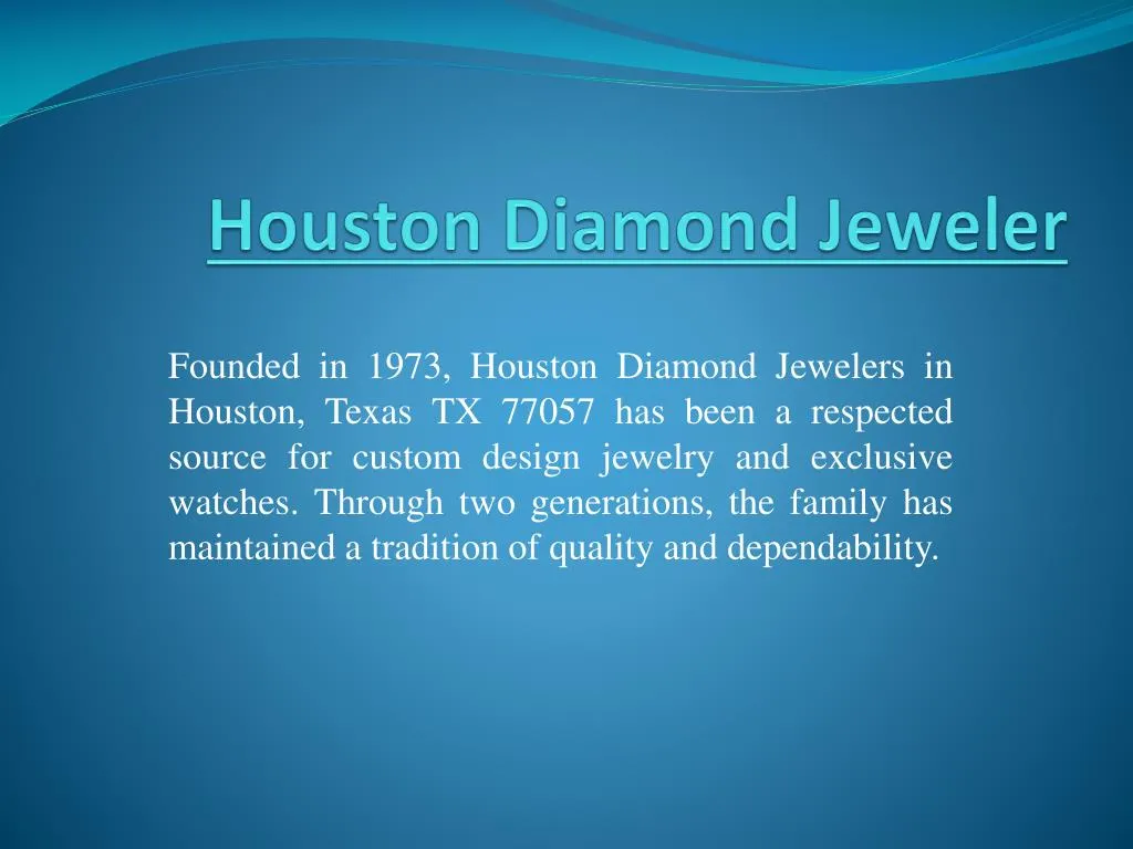 houston diamond jeweler