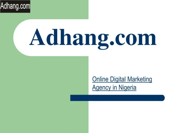 Online Digital Marketing Company Nigeria