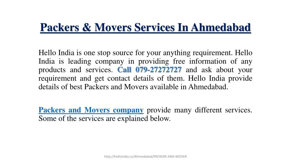 packers movers services in ahmedabad
