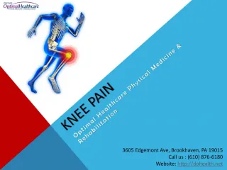 Causes of Knee Pain - slide 1