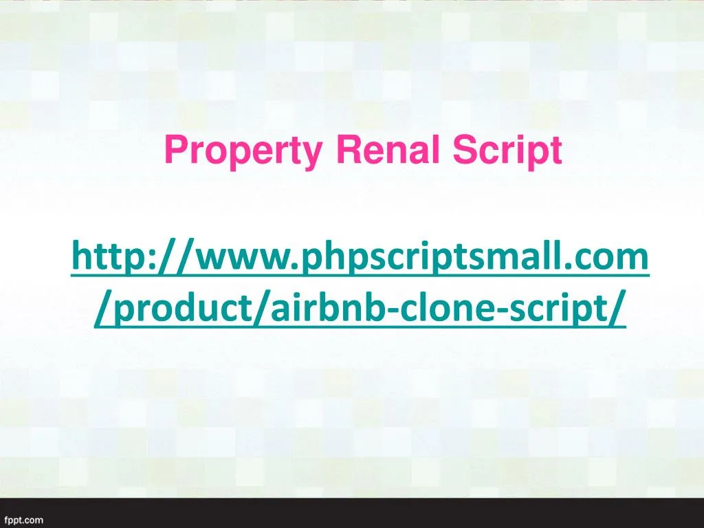 property renal script