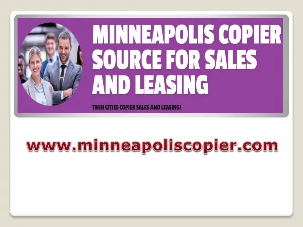 Copier Leasing Minneapolis