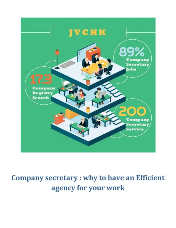 Company secretary : why to have an Efficient agency for your work