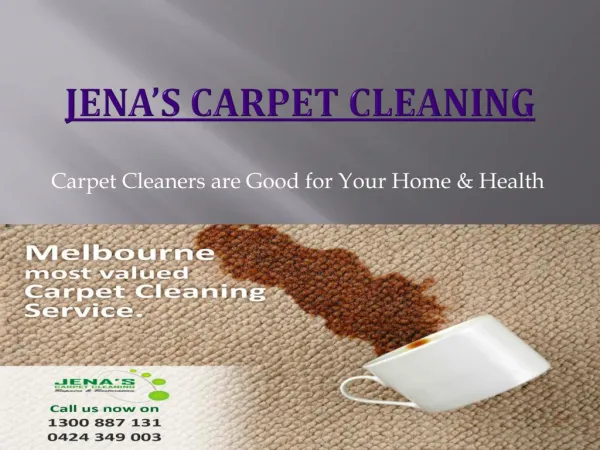 Carpet Cleaning Melbourne - Jenas carpet cleaning
