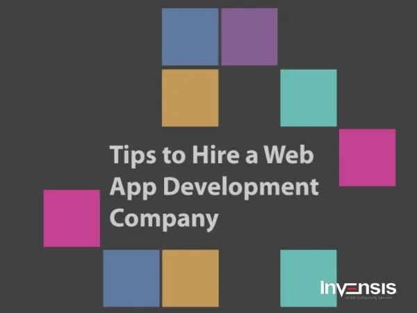 Tips to Hire a Web App Development Company