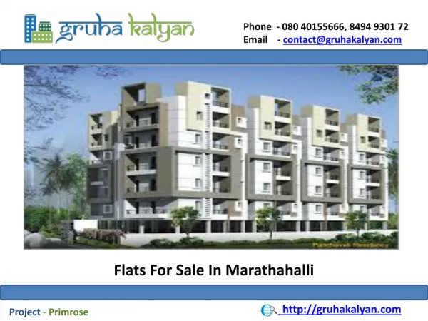 Flats For Sale in Marathahalli