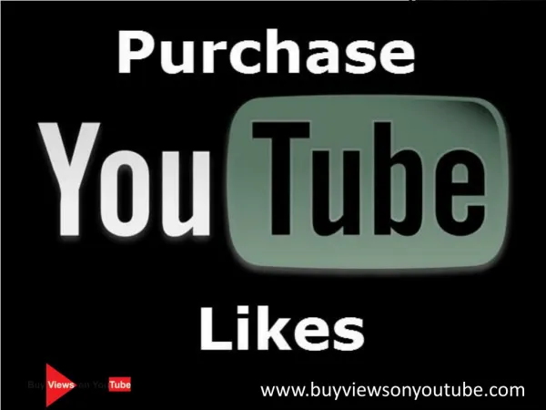 Purchase YouTube Likes