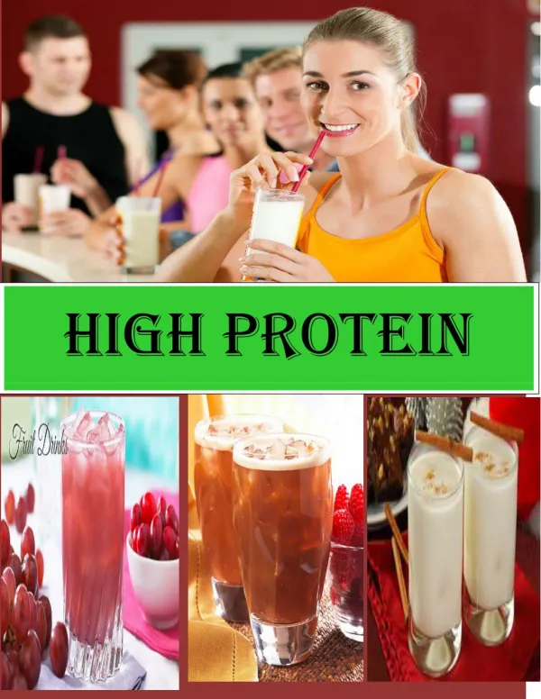 High Protein Diet Drinks