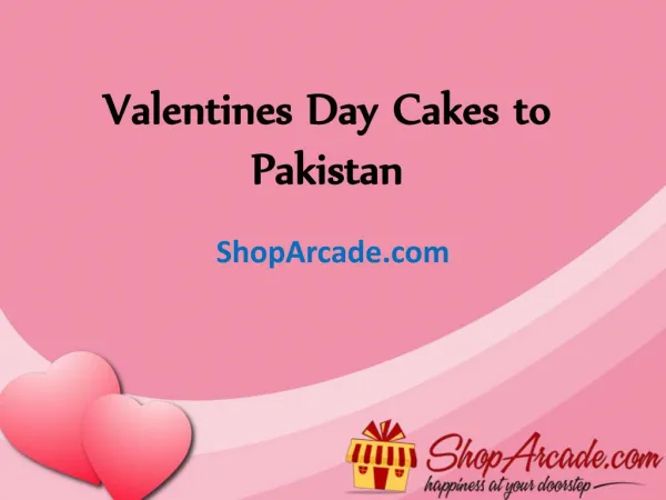 Valentines Day Cakes to Pakistan