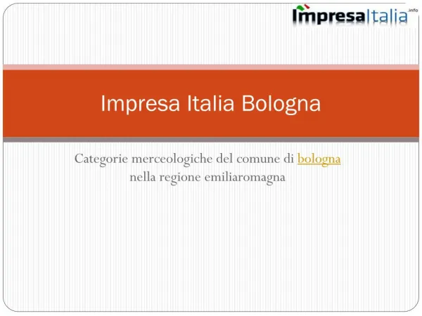 Impresa Italia Bologna